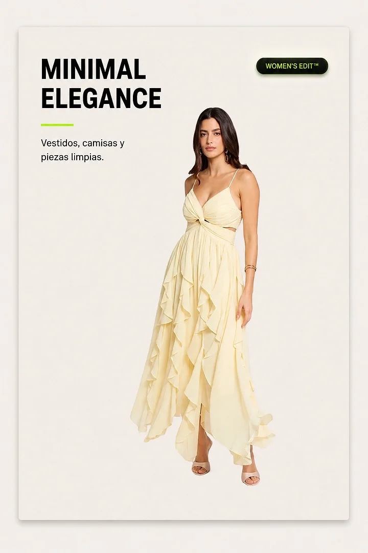 ropa Minimal elegance